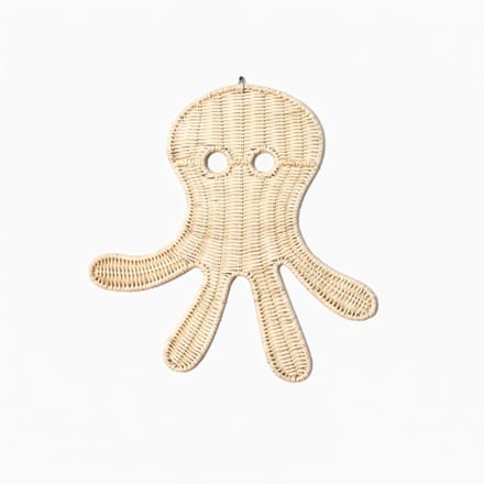 Rotan - Wanddecoratie - Octopus - Decoratie - Babykamer - Kinderkamer - Kado