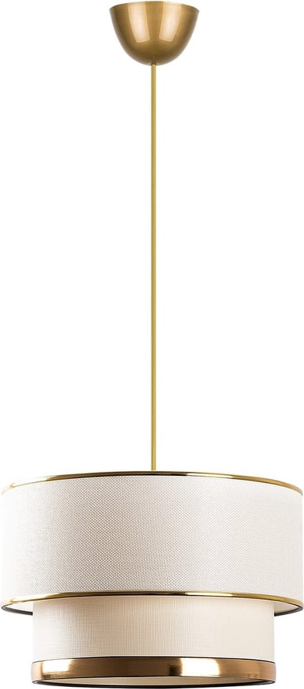 Asir - Kroonluchter - Crème & Goud - 30 x 65 x 30