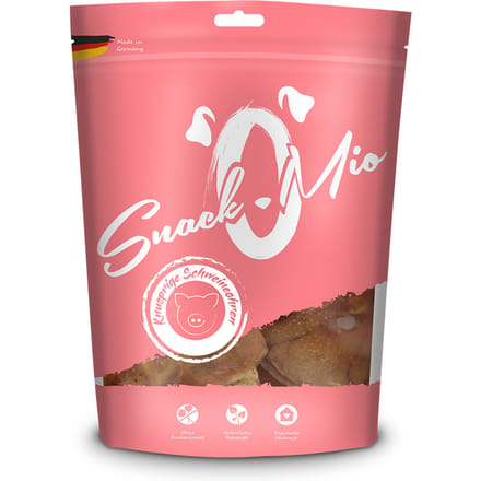 Voordeelpakket: 4x10 stuks SnackOMio knapperige varkensoren hondensnacks