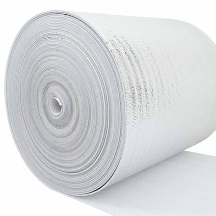 vidaXL Radiatorfolie Zilver 15 x 1 m Polyetheen