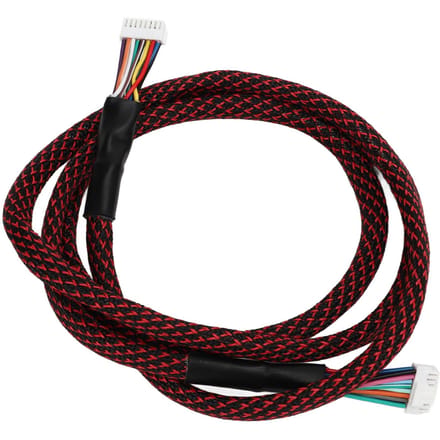 voor Chiron Hoofdbekabeling Nylon Geweven Huls Hotend Kabelboom Vervanging voor Anycubic Chiron wit