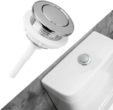 Toilet Spoelknop 38mm - Eenvoudige Push Button voor Toiletten