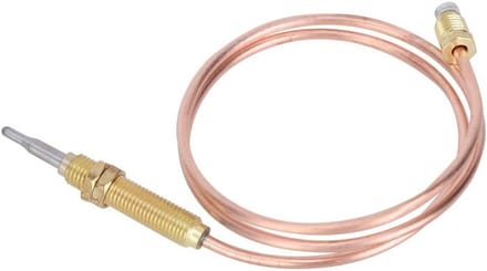 Gasthermoelementset met M8 x 1 punt en moer voor open haard, BBQ en barbecues