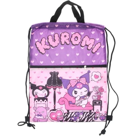 Kuromi Gymtas met rits - Zwemtas - 40 cm - Paars - Voor Kinderen