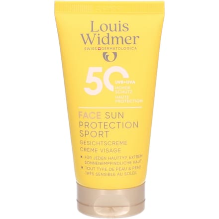 Louis Widmer Face Protection Sport SPF50 Licht Geparfumeerd 50 Zonnecrème