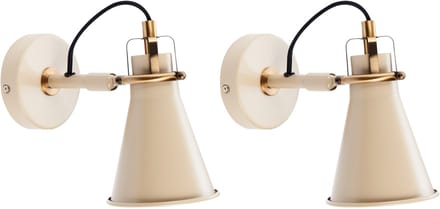 MOYOLA - Wandlampen - Beige - Metaal