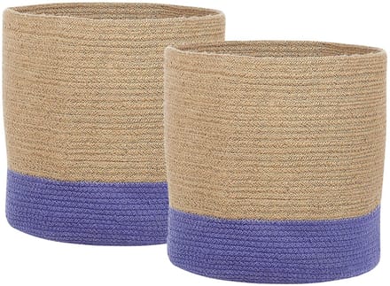 BULANIK - Mand set van 2 - Beige - Jute