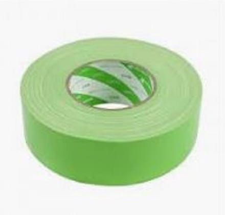 Nichiban Gaffa Duct Tape Grasgroen 25mm breed 50mtr lang