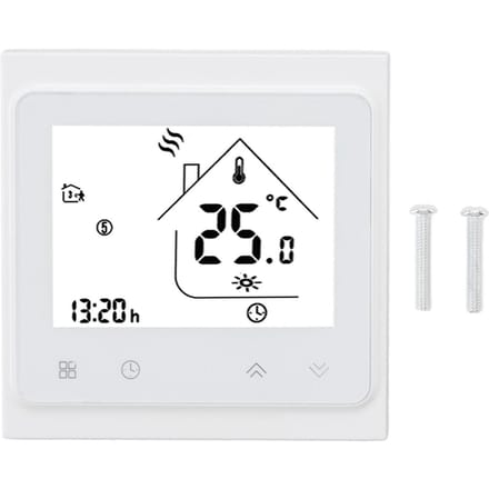 BHT 002GC Boiler Verwarming Programmeerbare Thermostaat Digitale Touchscreen Thermostaat met Groot LCD black