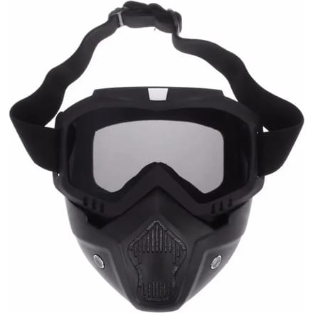 Het Gekke Masker met Rookgordijn Le Motard Bleu
