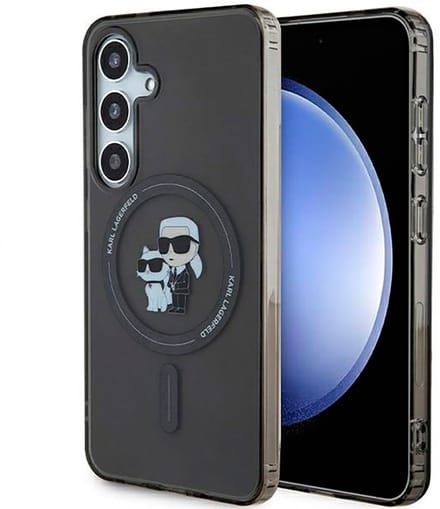 Karl Lagerfeld IML Karl&Choupette MagSafe case for Samsung Galaxy S24 - black
