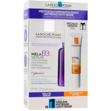 La Roche-Posay MelaB3 Niacinamide Serum + Anthelios UV Mune 400 SPF 50 Duo Gift Set 15 ml + 30 ml