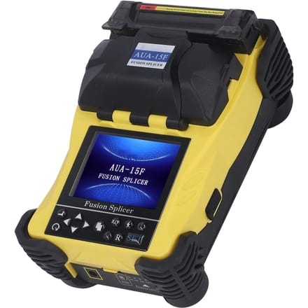 Glasvezel Lasapparaat LCD Display Draadkabel Hete Smelt Lasmachine 100‑240V US Stekker