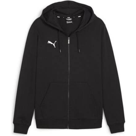 Puma Teamgoal Hooded Sweat Full Zip Heren - Zwart | Maat: S