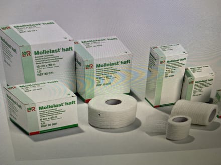 Mollelast Fixatiewindsel haft 4m x 8cm 1 Stuks