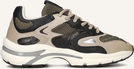 VIA VAI Vesper Due Sneakers - Leer - Dames - Beige