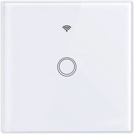 Smart wandschakelaar wit - Enkelvoudig - 300W - SmartLife