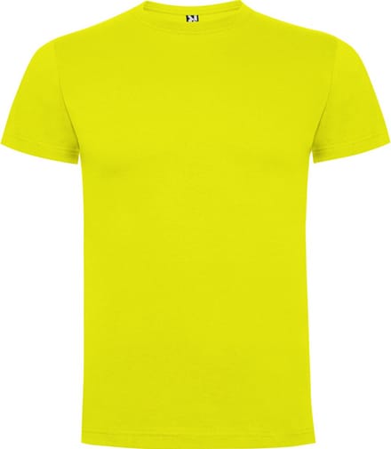5 Pack Citroen Geel t-shirts Roly Dogo Premium Kids 8 jaar 122 - 128