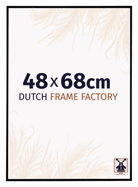 Fotolijst 48x68 cm - Kunststof - Zwart Mat - Easy