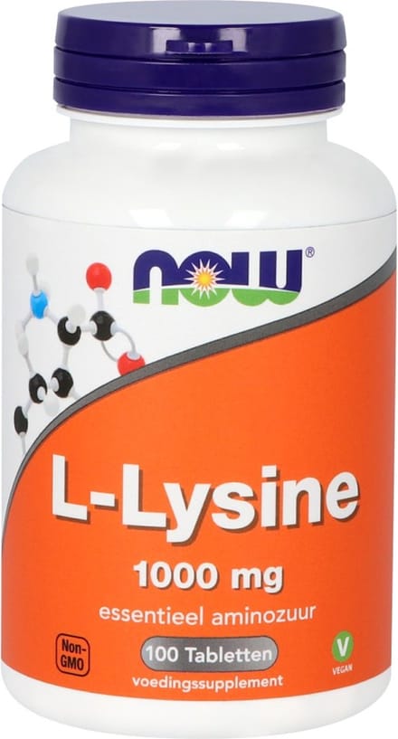 Now Foods - L-Lysine 1000 mg - Aminozuren - 100 Tabletten