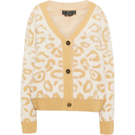 Faina Vest Dames Wol Wit Licht Camel