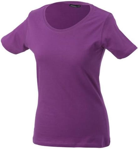 James and Nicholson Dames/dames Basic T-Shirt (Paars)