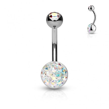 Piercing austrian crystal - multi - LMPiercings