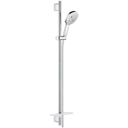 Grohe Rainshower SmartActive - Doucheset - handdouche130, 3-jets, douchestang 90 cm en doucheslang, chroom 26578000