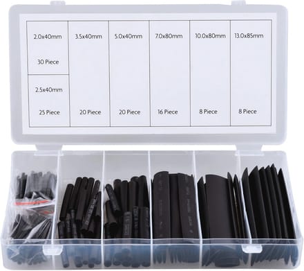 127-delige assortiment krimpfolie voor diverse toepassingen