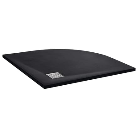 vidaXL - Douchebak - 90x90 - cm - SMC - zwart