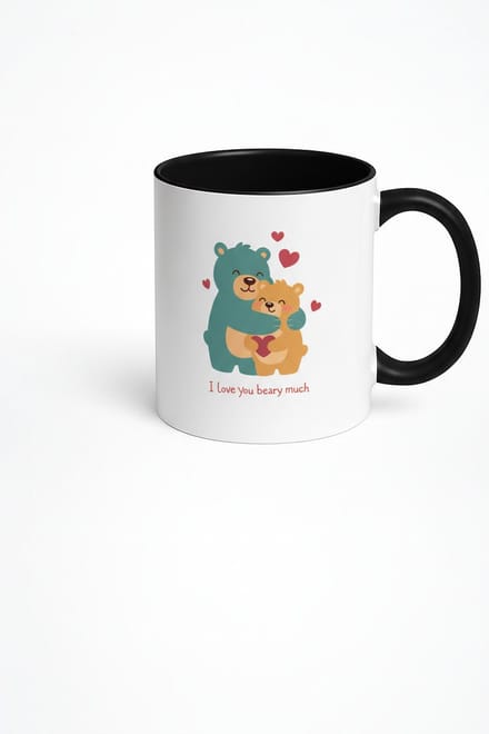Liefdevolle Beren Mok | 'I Love You Beary Much' Mok | Romantisch Cadeau | Grappige Koffiebeker