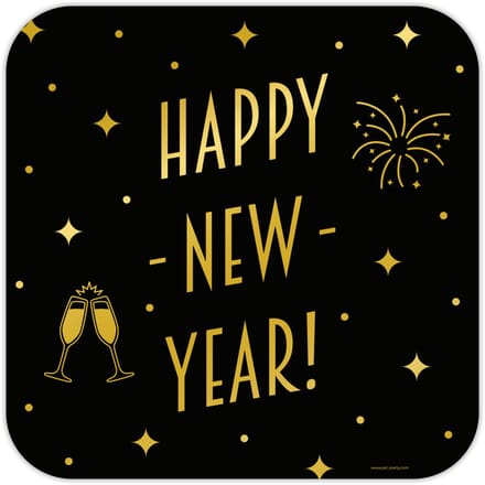 Classy party decoration signs - Happy new year
