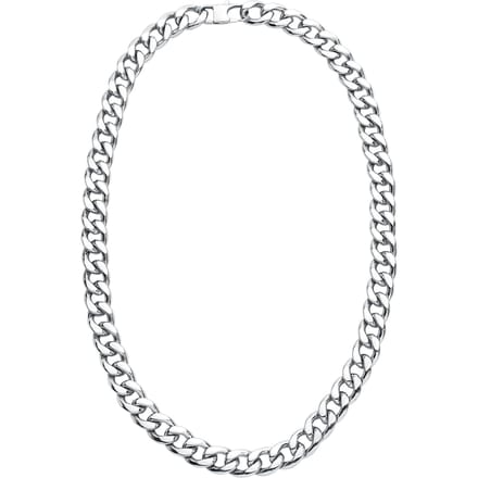 etNox hard and heavy Halsketting - Panzerkette - voor Mannen - zilverkleurig