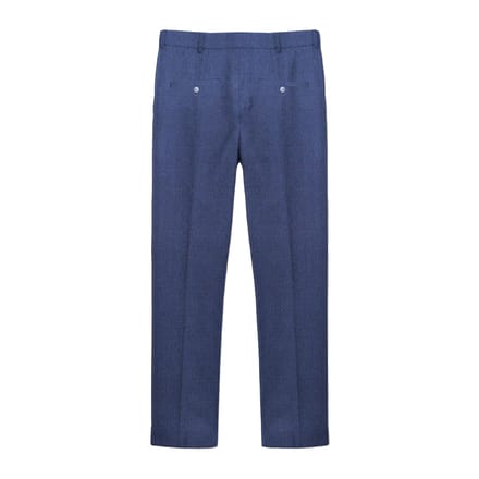 Lambretta Heren Spencer Geruite Pantalon (Marine)