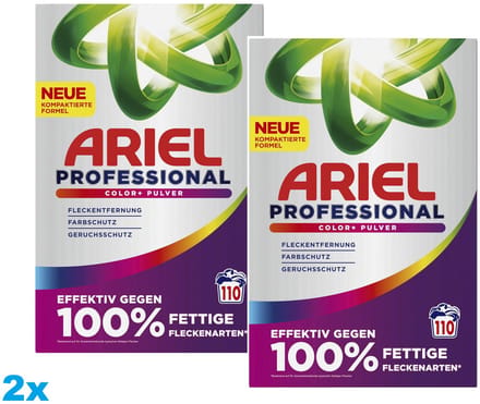 Ariel Professional Color+ Waspoeder – 2x6,05 kg – 220 Wasbeurten – Kleurwasmiddel