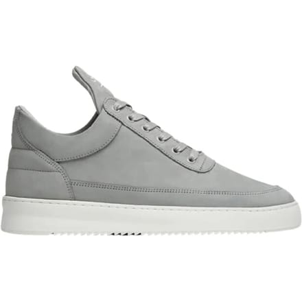 Filling Pieces Low Top Ripple Nubuck Sneakers - Leer - Heren - Grijs - Maat 40