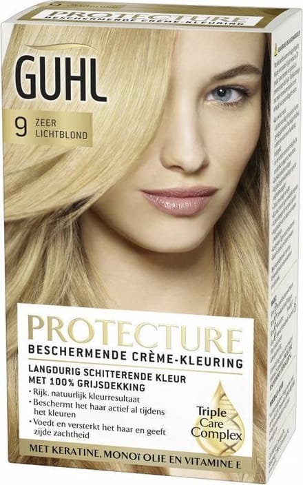 Guhl Beschermende Cremekleuring 9 Zeer Lichtblond