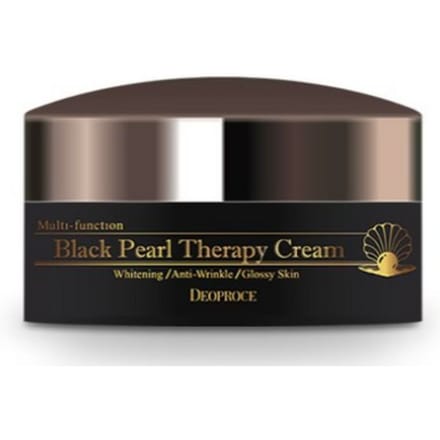 Deoproce Black Pearl Therapy Cream Verhelderende, voedende en hydraterende gezichtscrème 100 g gray