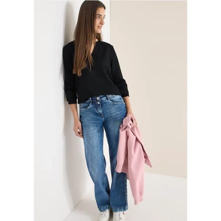 Blouse in effen kleur