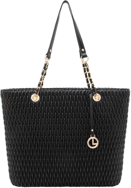 L.CREDI shopper Roxanne Shopper Black zwart