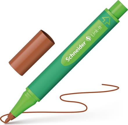Schneider viltstift - Link-It - lijnbreedte 1,0mm - mahogany-brown - S-192007