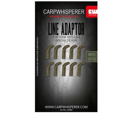 Carp Whisperer - Line Adaptor - 10 stuks - Weed
