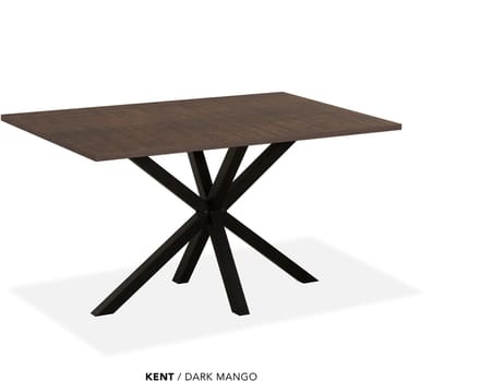 Maxfurn - Eettafel | Zeer krasvast | Kleur: Dark mango| Afmeting 138x85cm