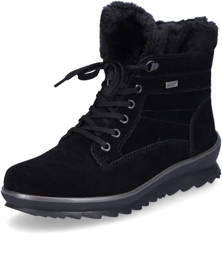 Remonte dames veterboot zwart