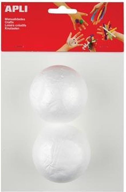 Apli Kids piepschuim bol diameter 70 mm 2 stuks