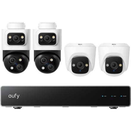 eufy NVR Security System S4 E8E00325 IP-Netwerk-videorecorderset Kabelgebonden, LAN 3840 x 2160 Pixel