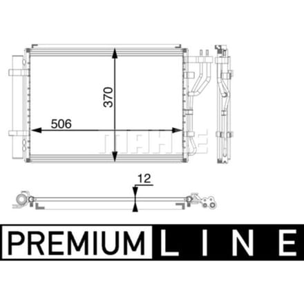 Condensator, airconditioner MAHLE AC 58 000P