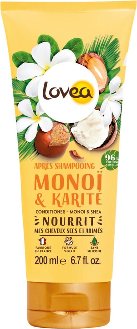 Lovea Monoï & Shea Conditioner - 2 x 200 ml - Voordeelverpakking