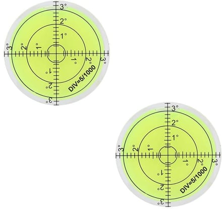 Allecto - Professionele Waterpas met Schaal - 2 Stuks - 60mm Dikte