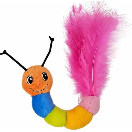 Pluche toy rups voor katten Nobby Pet